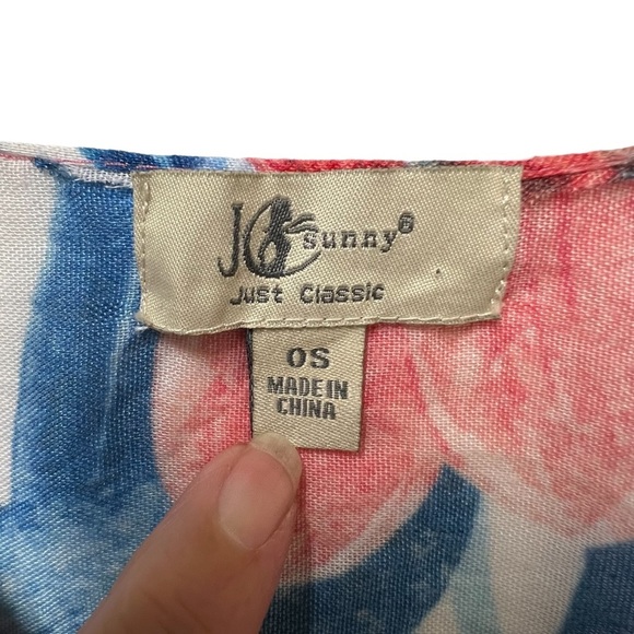 JC Sunny Floral Kimono Robe Coverup - Picture 3 of 4